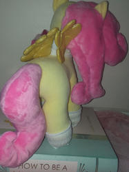 Size: 1280x1707 | Tagged: safe, artist:clestival, fluttershy, pegasus, pony, g4, irl, photo, plushie, solo