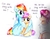 Size: 2920x2273 | Tagged: safe, artist:liaaqila, rainbow dash, scootaloo, snap shutter, earth pony, pegasus, pony, g4, the last crusade, drama, female, filly, high res, hug, male, mare, open mouth, scootaloo's aunts drama, scootalove, stallion, traditional art, winghug