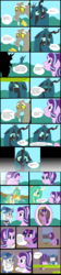 Size: 3544x15840 | Tagged: safe, artist:mr100dragon100, discord, queen chrysalis, star swirl the bearded, starlight glimmer, twilight sparkle, alicorn, changedling, changeling, changeling queen, pony, comic:to reform a queen, g4, comic, female, purified chrysalis, reformed, twilight sparkle (alicorn)