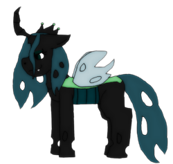 Size: 1349x1277 | Tagged: safe, artist:goldentigeress14, queen chrysalis, changeling, changeling queen, g4, female, simple background, solo, transparent background