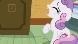 Size: 600x338 | Tagged: safe, screencap, apple bloom, applejack, babs seed, rainbow dash, rarity, scootaloo, sweetie belle, earth pony, pegasus, pony, unicorn, g4, the last crusade, animated, crying, cute, cutie mark crusaders, faic, female, filly, floppy ears, gif, mawshot, nose in the air, open mouth, picture, picture frame, reaction image, sad, sadorable, tearjerker, uvula