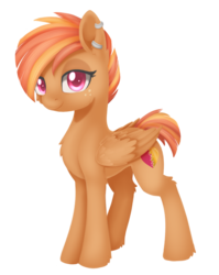 Size: 1012x1274 | Tagged: safe, artist:dusthiel, oc, oc only, oc:patchwork dreams, pegasus, pony, ear piercing, female, freckles, lidded eyes, mare, piercing, simple background, solo, transparent background