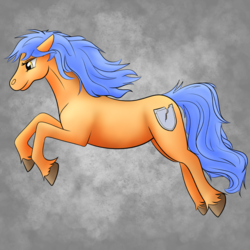 Size: 750x750 | Tagged: safe, artist:sandyfortune, oc, oc only, oc:valiant dawn, earth pony, pony, ponyfinder, cavalier, dungeons and dragons, female, hoers, mare, pen and paper rpg, portrait, rpg, solo, token
