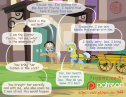 Size: 3300x2550 | Tagged: safe, artist:j5a4, oc, oc:psyche, oc:solemn, pony, comic:surprise, engrish, high res
