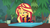 Size: 1280x720 | Tagged: safe, screencap, sunset shimmer, equestria girls, g4, my little pony equestria girls: choose your own ending, wake up!, wake up!: pinkie pie, coffee mug, cyoa, mug, solo, tired, tray