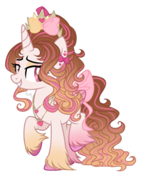Size: 1280x1568 | Tagged: safe, artist:mintoria, oc, oc only, oc:primaddonna swirl, pony, unicorn, base used, bow, female, hair bow, mare, simple background, solo, transparent background