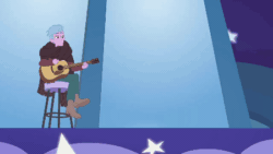 Size: 450x253 | Tagged: safe, screencap, ink jet, snails, spike, spike the regular dog, dog, equestria girls, equestria girls series, g4, wake up!, spoiler:choose your own ending (season 2), spoiler:eqg series (season 2), acoustic guitar, almost famous, animated, background human, bipedal, clothes, cool scarf guy, cute, gif, guitar, male, movie reference, musical instrument, paws, puppy, scarf, silly, spikabetes, spike's dog collar, stage dive, sugar rush, unnamed character, unnamed human, wake up!: pinkie pie