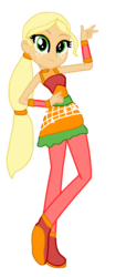 Size: 430x1020 | Tagged: safe, artist:gouhlsrule, artist:yaya54320, artist:yaya54320bases, applejack, fairy, equestria girls, g4, alternate hairstyle, barely eqg related, base used, clothes, cosmix, crossover, female, leggings, rainbow s.r.l, shoes, solo, winx, winx club, winxified