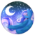 Size: 3500x3500 | Tagged: safe, artist:doux-ameri, oc, oc:fleurbelle, alicorn, pony, alicorn oc, blushing, crescent moon, female, high res, looking back, mare, moon, moonlight, simple background, solo, stars, transparent background, transparent moon, ych result