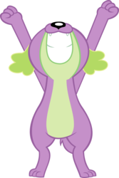 Size: 3548x5298 | Tagged: safe, alternate version, artist:red4567, spike, spike the regular dog, dog, equestria girls, equestria girls series, g4, wake up!, spoiler:choose your own ending (season 2), spoiler:eqg series (season 2), bipedal, male, missing accessory, paws, puppy, simple background, transparent background, vector, wake up!: pinkie pie