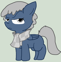 Size: 950x964 | Tagged: safe, artist:lucas47-46, oc, oc only, oc:late dreamer, pegasus, pony, clothes, female, filly, scarf, solo