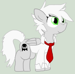 Size: 946x932 | Tagged: safe, artist:lucas47-46, oc, oc only, oc:terra normal, pegasus, pony, clothes, female, mare, necktie, shirt, solo