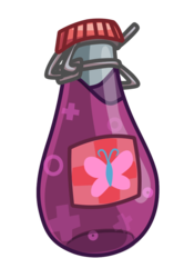 Size: 641x964 | Tagged: safe, artist:cazra, butterfly, fallout equestria, bottle, healing potion, health potion, ministry of peace, no pony, object, potion, simple background, transparent background, vector