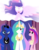 Size: 3152x4016 | Tagged: safe, artist:aldin1996, princess cadance, princess celestia, princess luna, twilight sparkle, alicorn, pony, g4, my little pony: friendship is magic, twilight's kingdom, female, folded wings, frown, mare, twilight sparkle (alicorn), wings