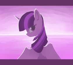 Size: 2700x2400 | Tagged: safe, artist:phi, twilight sparkle, alicorn, pony, beautiful, cute, ear fluff, female, high res, looking back, mare, profile, solo, twiabetes, twilight sparkle (alicorn)