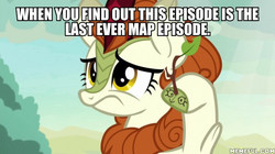 Size: 600x337 | Tagged: safe, edit, edited screencap, screencap, autumn blaze, kirin, g4, sounds of silence, autumn blaze's puppet, caption, end of ponies, image macro, memeful.com, text