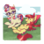 Size: 2337x2337 | Tagged: safe, artist:taytinabelle, derpibooru exclusive, apple bloom, moondancer, earth pony, pony, unicorn, g4, adorabloom, bow, chest fluff, cute, dancerbetes, fanfic art, female, glasses, hair bow, hair bun, high res, mare, missing accessory, older, older apple bloom, pregnant