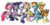 Size: 1500x751 | Tagged: safe, artist:bonpikabon, artist:icicle-niceicle-1517, color edit, edit, applejack, fluttershy, pinkie pie, rainbow dash, rarity, twilight sparkle, alicorn, earth pony, pegasus, pony, unicorn, g4, alternate hairstyle, apple, beanie, bedroom eyes, butt, choker, clothes, collaboration, colored, dyed mane, ear piercing, earring, eye clipping through hair, eyebrow piercing, eyeshadow, female, fishnet stockings, flower, food, goth, hair dye, hat, heart, horn, horn ring, implied shipping, implied sparity, implied spike, implied straight, jewelry, makeup, mane six, mare, missing cutie mark, piercing, plot, punk, rose, simple background, smiley face, snake bites, socks, striped socks, tattoo, tongue out, tongue piercing, transparent background, tribal tattoo, twilight sparkle (alicorn), wall of tags