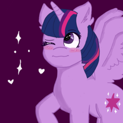 Size: 900x900 | Tagged: safe, artist:candyfreaky, twilight sparkle, alicorn, pony, g4, art trade, female, solo, twilight sparkle (alicorn)