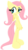 Size: 386x694 | Tagged: safe, artist:mollyketty, fluttershy, anthro, g4, breasts, featureless breasts, female, simple background, solo, sonic the hedgehog (series), sonicified, transparent background