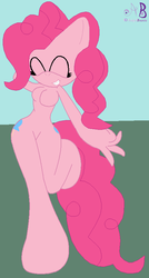 Size: 466x872 | Tagged: safe, artist:anjelbases, artist:mollyketty, pinkie pie, earth pony, anthro, g4, base used, breasts, featureless breasts, female, solo, sonic the hedgehog (series), sonicified