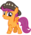 Size: 2800x3200 | Tagged: safe, artist:cheezedoodle96, scootaloo, pegasus, pony, g4, the last crusade, .svg available, cute, cutealoo, cutie mark, female, filly, hat, high res, looking at you, raised hoof, simple background, smiling, solo, spread wings, svg, the cmc's cutie marks, transparent background, vector, wings
