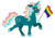 Size: 1280x906 | Tagged: safe, artist:cascayd, oc, oc only, oc:cascading river, pony, unicorn, flag, lgbt, male, pride, pride flag, solo