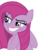 Size: 1100x1348 | Tagged: safe, artist:funfoxyt, pinkie pie, earth pony, pony, g4, my little pony best gift ever, faic, female, hooves together, just as planned, mare, pinkamena diane pie, rubbing hooves, simple background, smiling, solo, transparent background