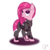 Size: 1984x1996 | Tagged: safe, artist:luxsimx, pinkie pie, earth pony, pony, g4, alternate hairstyle, alternate timeline, apinkalypse pie, clothes, crystal war timeline, ear fluff, female, mare, pinkamena diane pie, simple background, soldier, solo, transparent background, uniform