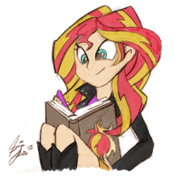 Size: 1264x1280 | Tagged: safe, artist:sonicremix, sunset shimmer, equestria girls, g4, female, solo