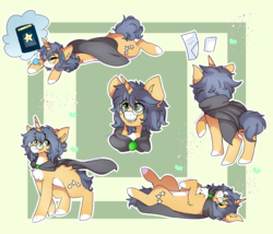 Size: 3500x3000 | Tagged: safe, artist:2pandita, oc, oc only, pony, unicorn, book, cloak, clothes, female, glasses, high res, mare, solo