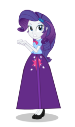 Size: 550x930 | Tagged: safe, alternate version, artist:cartoonmasterv3, rarity, equestria girls, g4, alternate universe, clothes, female, long skirt, skirt, solo