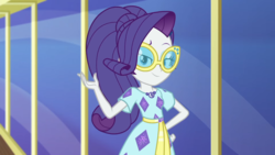 Size: 1920x1080 | Tagged: safe, screencap, rarity, equestria girls, g4, i'm on a yacht, my little pony equestria girls: better together, female, luxe deluxe, solo, sunglasses