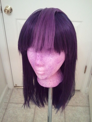 Size: 600x800 | Tagged: artist needed, safe, twilight sparkle, pony, g4, irl, photo, solo, wig