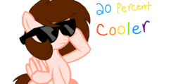 Size: 888x424 | Tagged: safe, artist:circuspaparazzi5678, oc, oc only, oc:breanna, pegasus, pony, 20% cooler, base used, simple background, solo, sunglasses, transparent background
