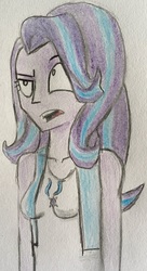 Size: 956x1752 | Tagged: safe, artist:captainedwardteague, starlight glimmer, equestria girls, g4, female, solo, traditional art