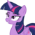 Size: 6662x6679 | Tagged: safe, artist:andoanimalia, twilight sparkle, alicorn, pony, g4, sparkle's seven, absurd resolution, cocky, female, folded wings, lidded eyes, mare, simple background, solo, transparent background, twilight sparkle (alicorn), vector, wings
