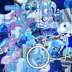 Size: 750x750 | Tagged: safe, trixie, pony, g4, collage