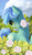 Size: 770x1330 | Tagged: safe, artist:duvivi, oc, oc only, oc:stayent, earth pony, pony, flower, one eye closed, rose, solo, wink