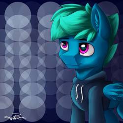 Size: 895x893 | Tagged: safe, artist:supermoix, oc, oc only, oc:supermoix, pegasus, pony, cute, male, simple background, solo