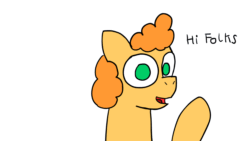 Size: 1280x720 | Tagged: safe, oc, oc:dipping sauce, pony, animated, face down ass up, flank, food, sauce, solo