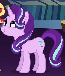 Size: 409x471 | Tagged: safe, screencap, starlight glimmer, sunset shimmer, pony, unicorn, equestria girls, equestria girls specials, g4, my little pony equestria girls: mirror magic, cropped, cute, female, glimmerbetes, heart eyes, mare, sparkly eyes, wingding eyes