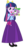 Size: 630x1269 | Tagged: safe, alternate version, artist:cartoonmasterv3, spike, twilight sparkle, alicorn, dog, equestria girls, g4, alternate universe, clothes, long skirt, skirt, spike the dog, twilight sparkle (alicorn)