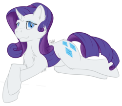 Size: 960x832 | Tagged: safe, artist:dodj-e-cur, rarity, pony, g4, female, prone, simple background, solo, transparent background
