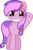 Size: 721x1108 | Tagged: safe, artist:jeremeymcdude, oc, oc only, oc:moonlight blossom, pegasus, pony, female, looking at you, simple background, solo, transparent background, vector, waving