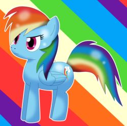 Size: 1993x1984 | Tagged: safe, artist:alex13art, rainbow dash, pegasus, pony, g4, abstract background, female, solo