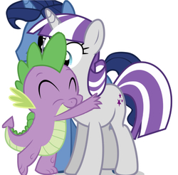 Size: 672x660 | Tagged: safe, edit, editor:undeadponysoldier, night light, spike, twilight velvet, dragon, pony, unicorn, g4, adorable face, cute, daaaaaaaaaaaw, eyes closed, family, father and son, fatherly love, female, group hug, hug, male, mare, mother and father, mother and son, motherly love, parent, simple background, son, sparkle family, spike's family, spikelove, stallion, standing, velvetbetes, white background