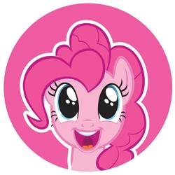 Size: 1080x1080 | Tagged: safe, pinkie pie, pony, g4, cute, diapinkes, female, happy, open mouth, profile picture, solo