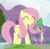 Size: 647x630 | Tagged: safe, screencap, fluttershy, spike, dragon, pegasus, pony, g4, my little pony: friendship is magic, sweet and smoky, backpack, claws, cropped, duo, eyes closed, female, male, mare, smiling, winged spike, wings