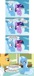 Size: 2952x6583 | Tagged: safe, artist:badumsquish, derpibooru exclusive, edit, doctor horse, doctor stable, trixie, twilight sparkle, alicorn, pony, unicorn, g4, the cutie re-mark, alternate scenario, angry, annoyed, cloud, cloudsdale, comic, cyrillic, death stare, deleted scene, dialogue, dreamworks face, duo, duo female, female, frown, glare, glowing, gritted teeth, happy, horn, hospital, implied twilight sparkle, inconvenient trixie, magic abuse, mare, open mouth, overheated horn, payback, rage, raised eyebrow, russian, smiling, smirk, smoke, speech bubble, taunting, this will end in pain, translation, twilight sparkle (alicorn), twilight sparkle is not amused, unamused, wide eyes, zipper, zippermouth